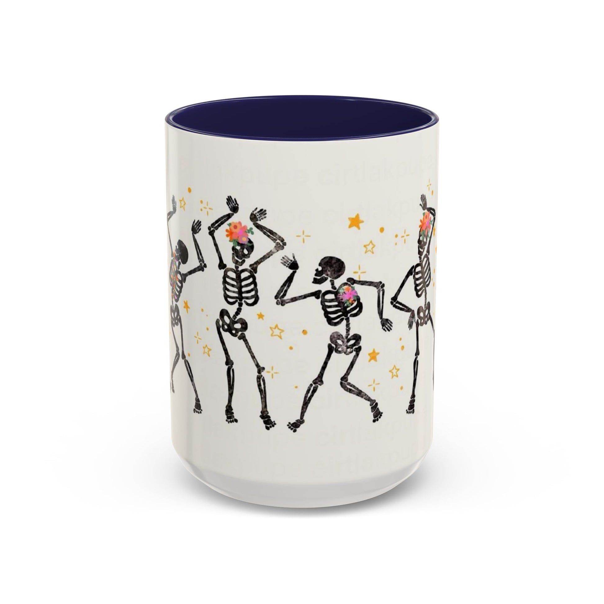 Whimsical Skeleton Dancing Mug - Perfect for Halloween