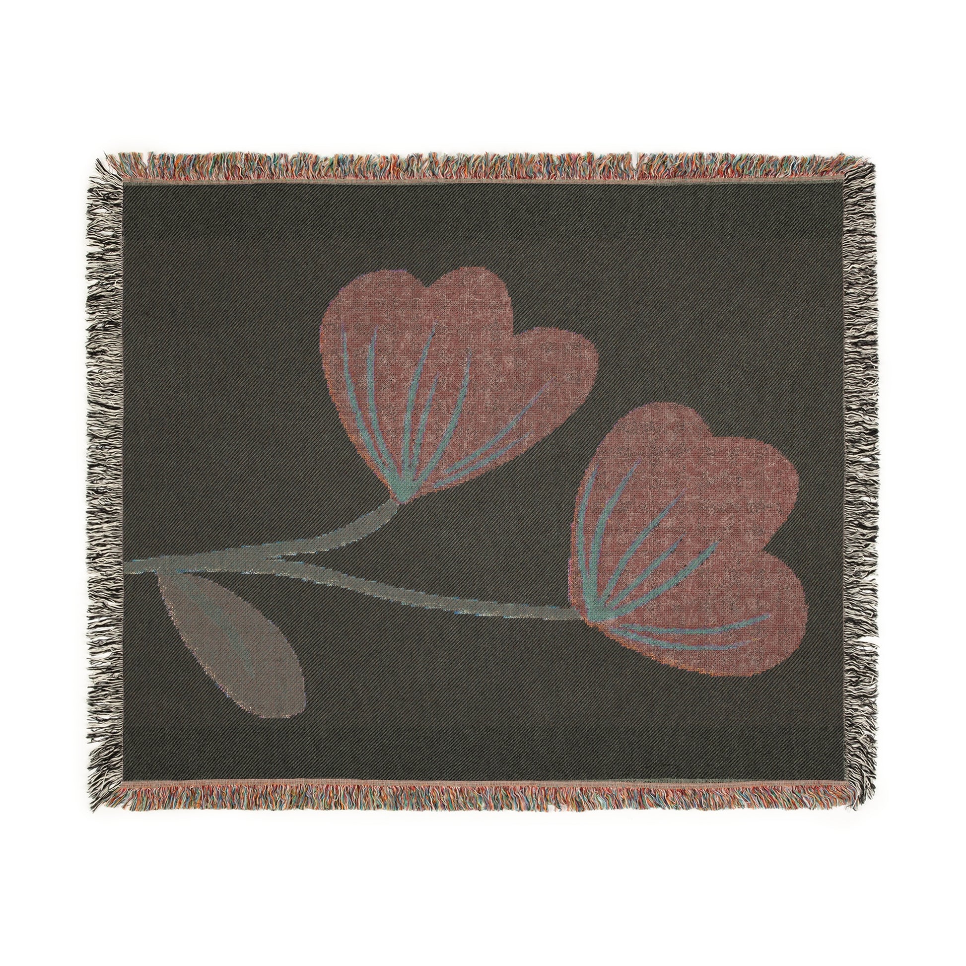 Floral Woven Blanket