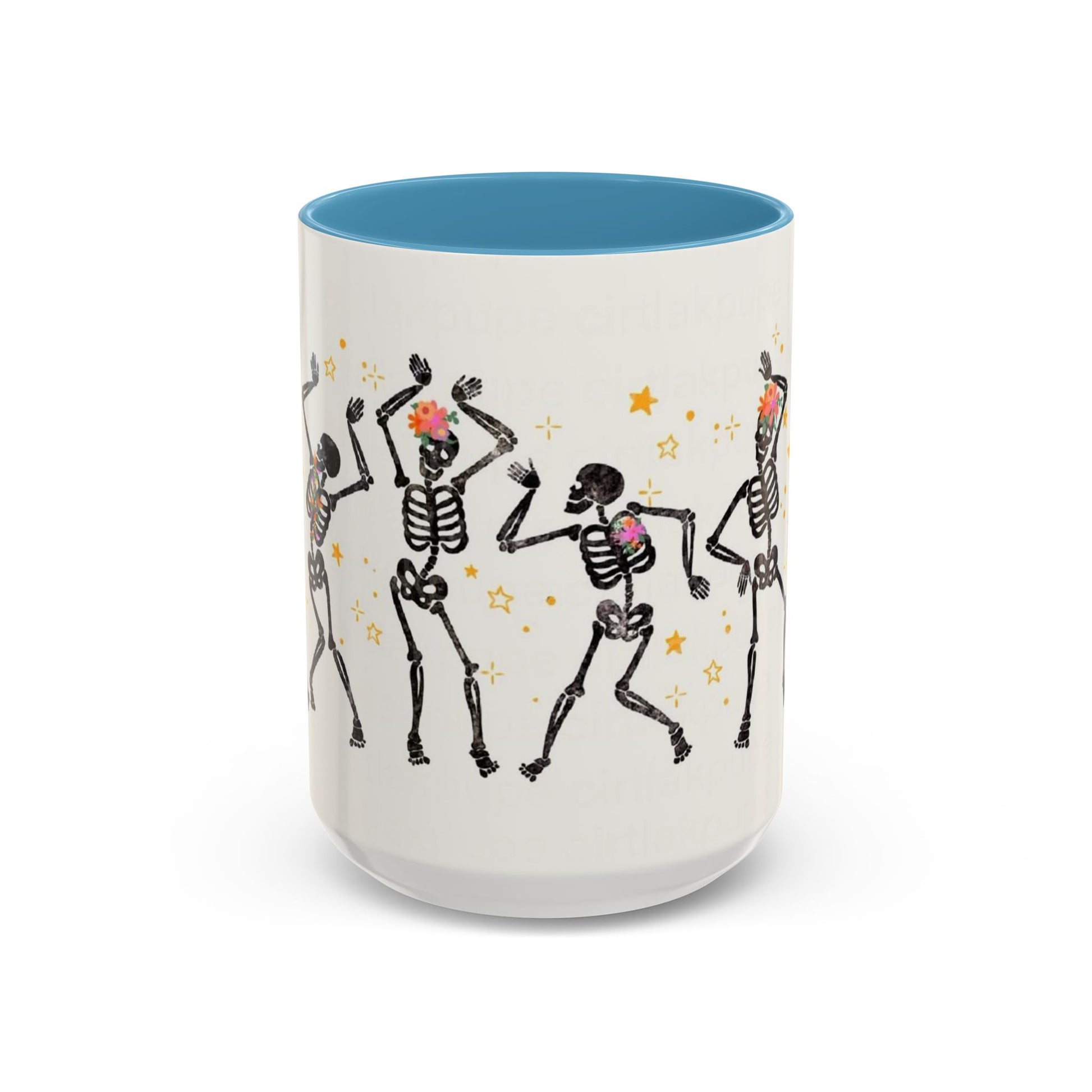 Whimsical Skeleton Dancing Mug - Perfect for Halloween