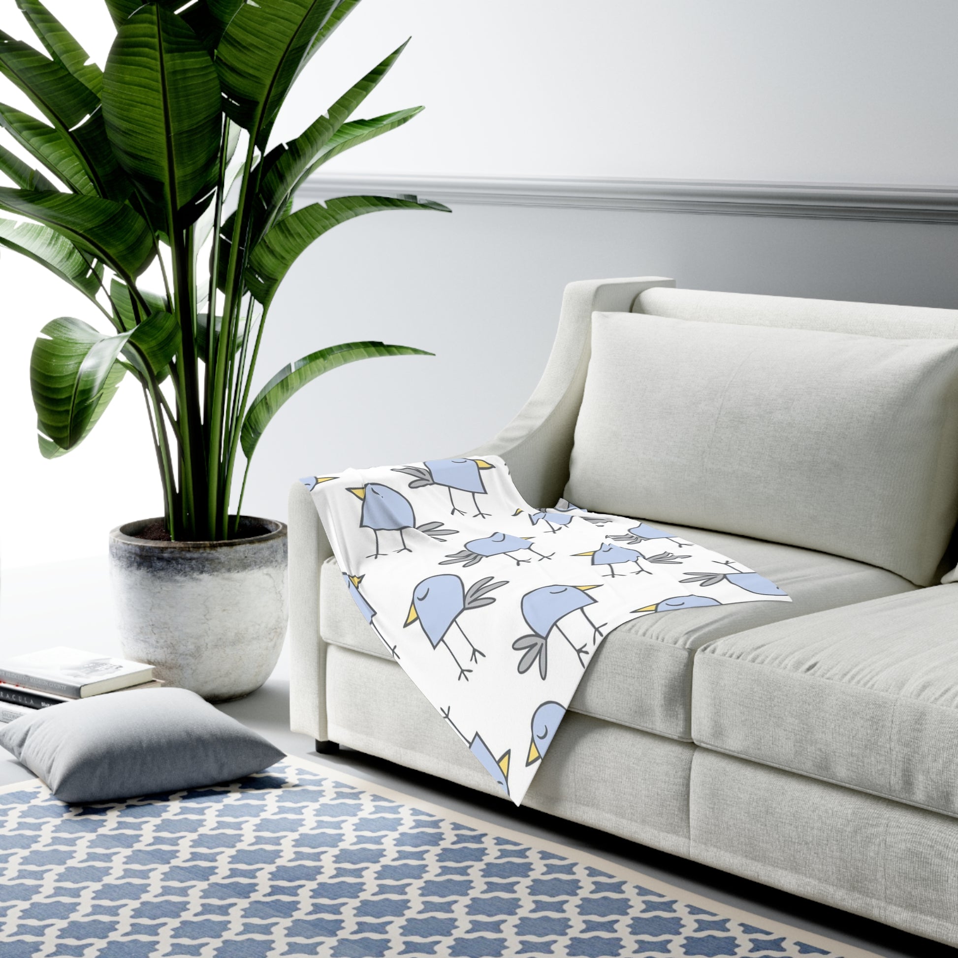 Cute Bird Baby Swaddle Blanket | Soft Baby wrap