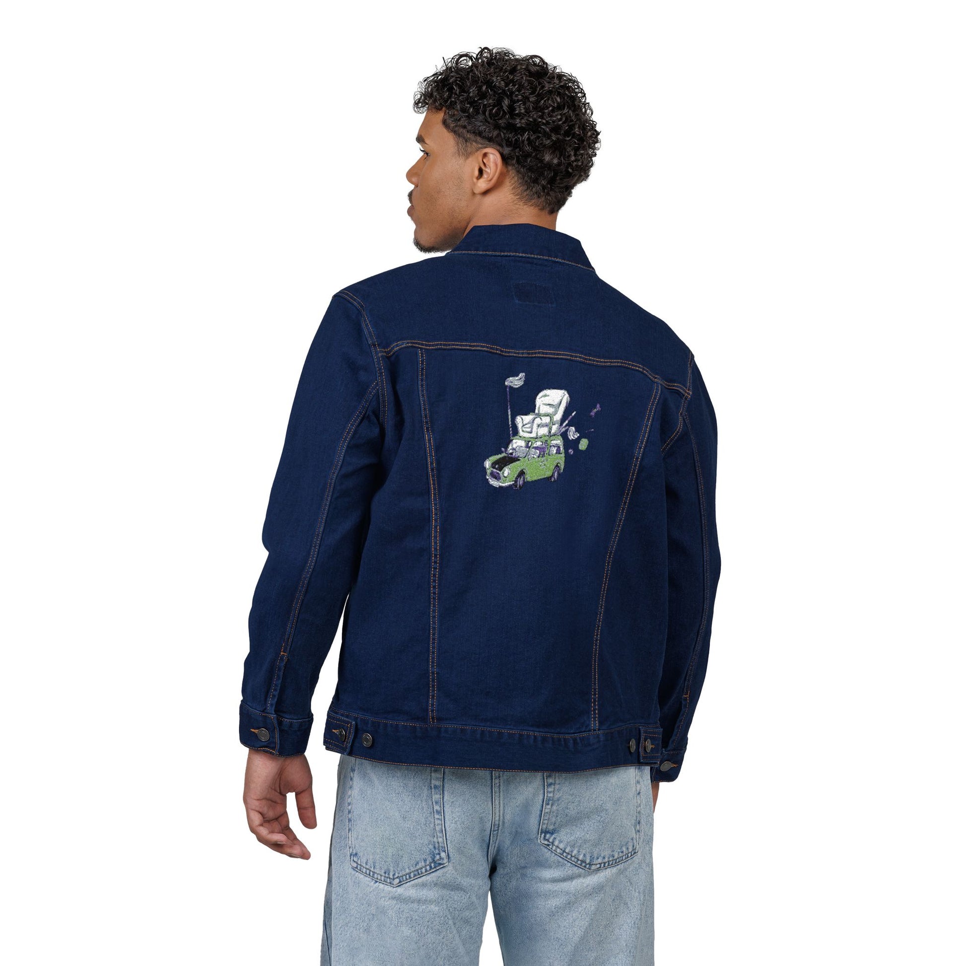 Stylish Unisex Embroidered Denim Jacket