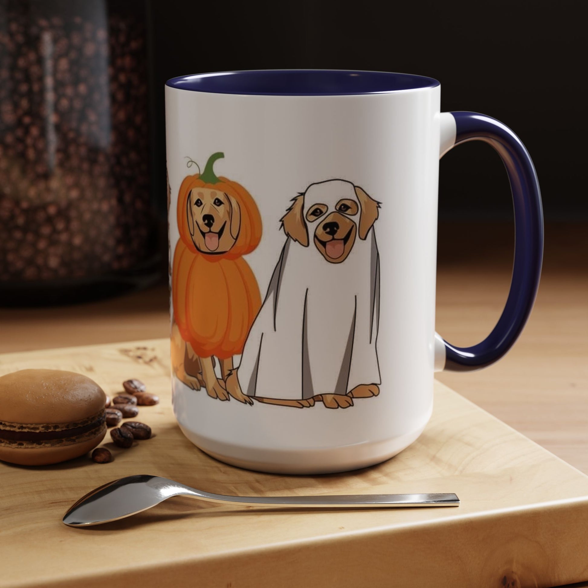 Halloween Dog Lover Coffee Mug - Pumpkin Dog Mug
