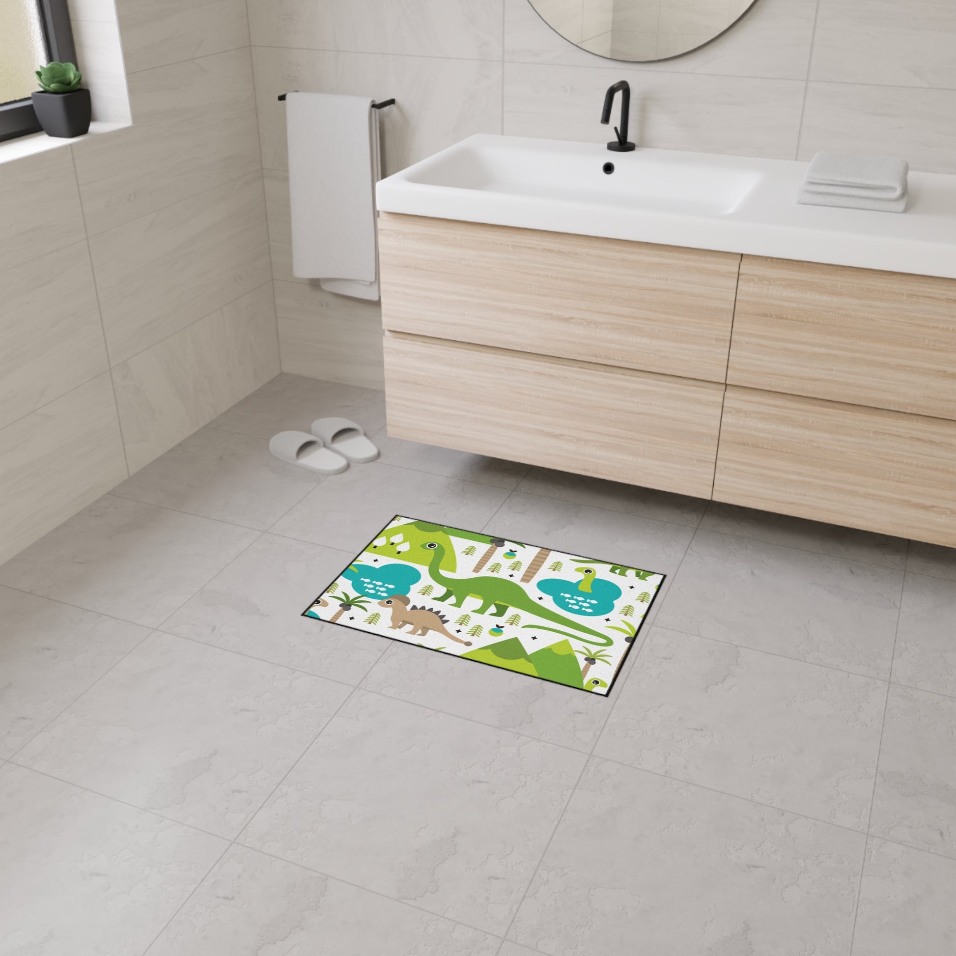 Dinosaur Floor Mat - Playful Home Decor for Kids