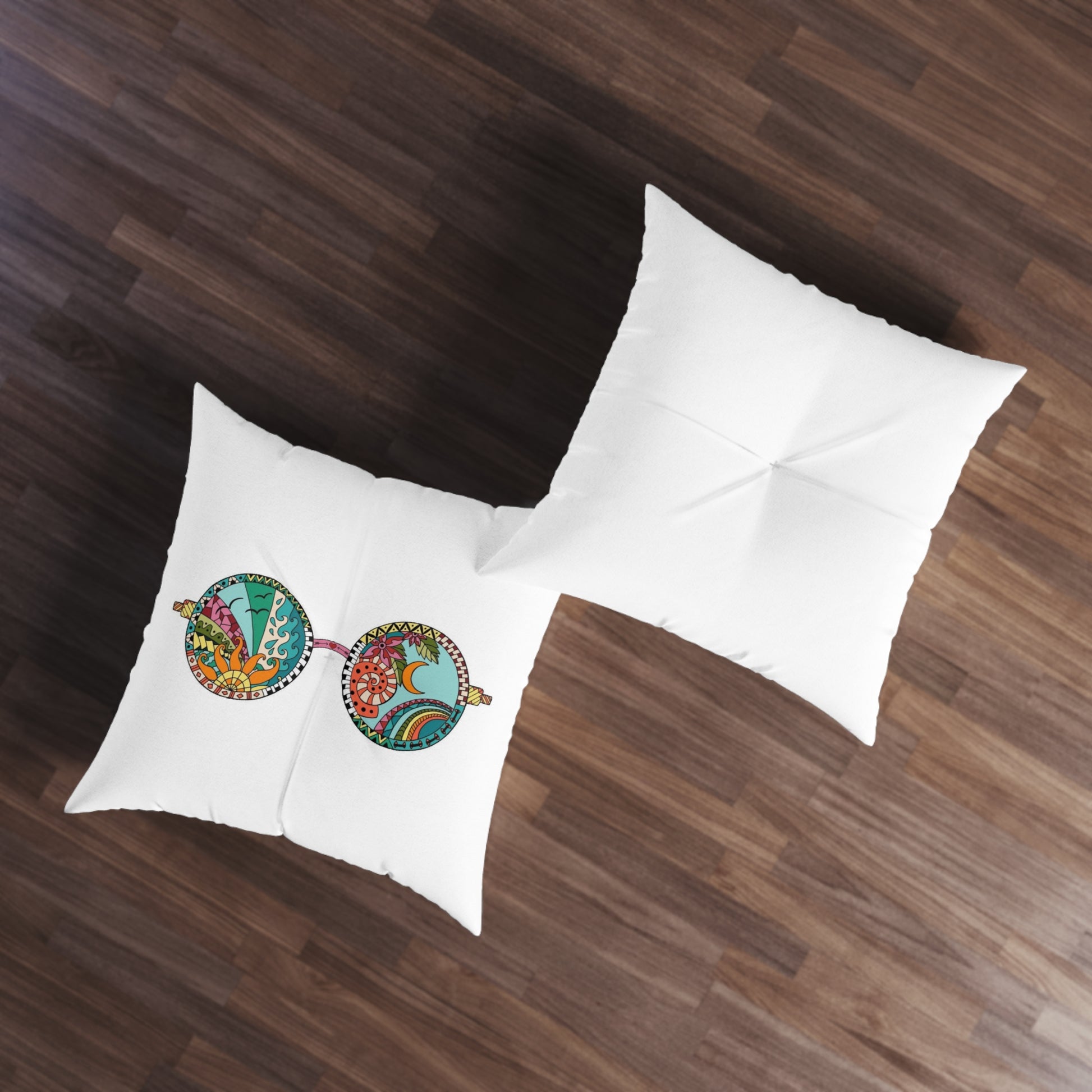 Bohemian Tufted Floor Pillow