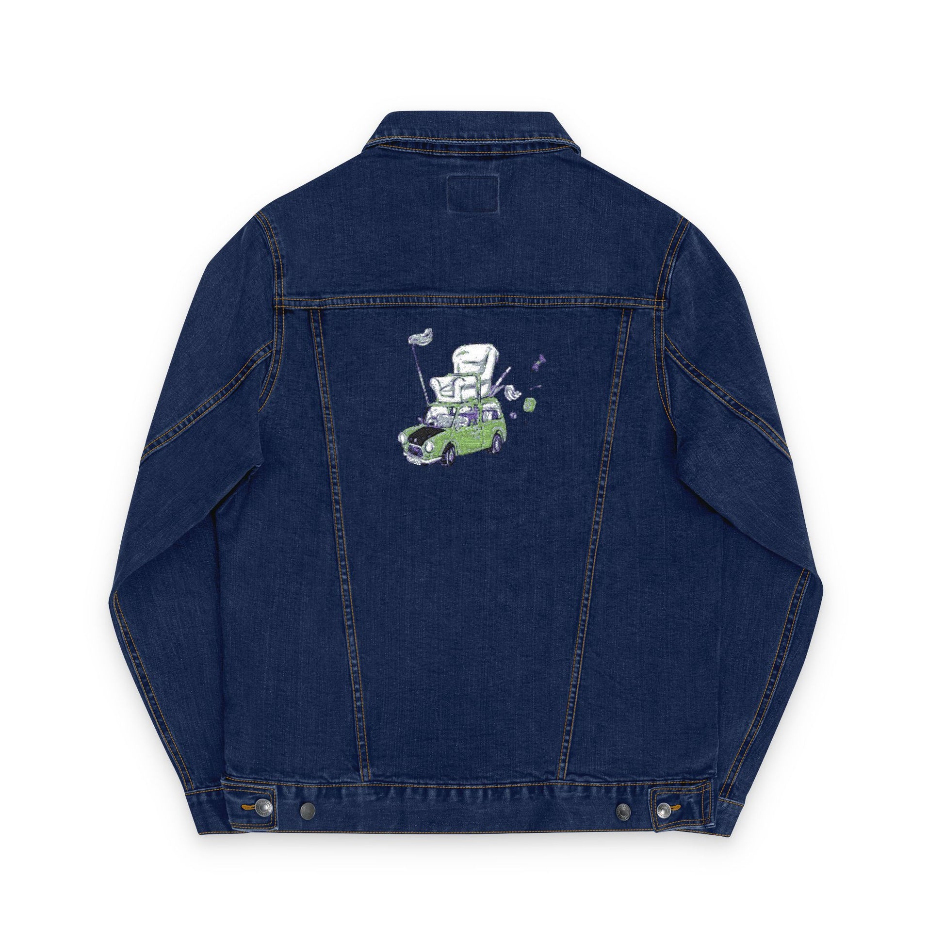 Stylish Unisex Embroidered Denim Jacket