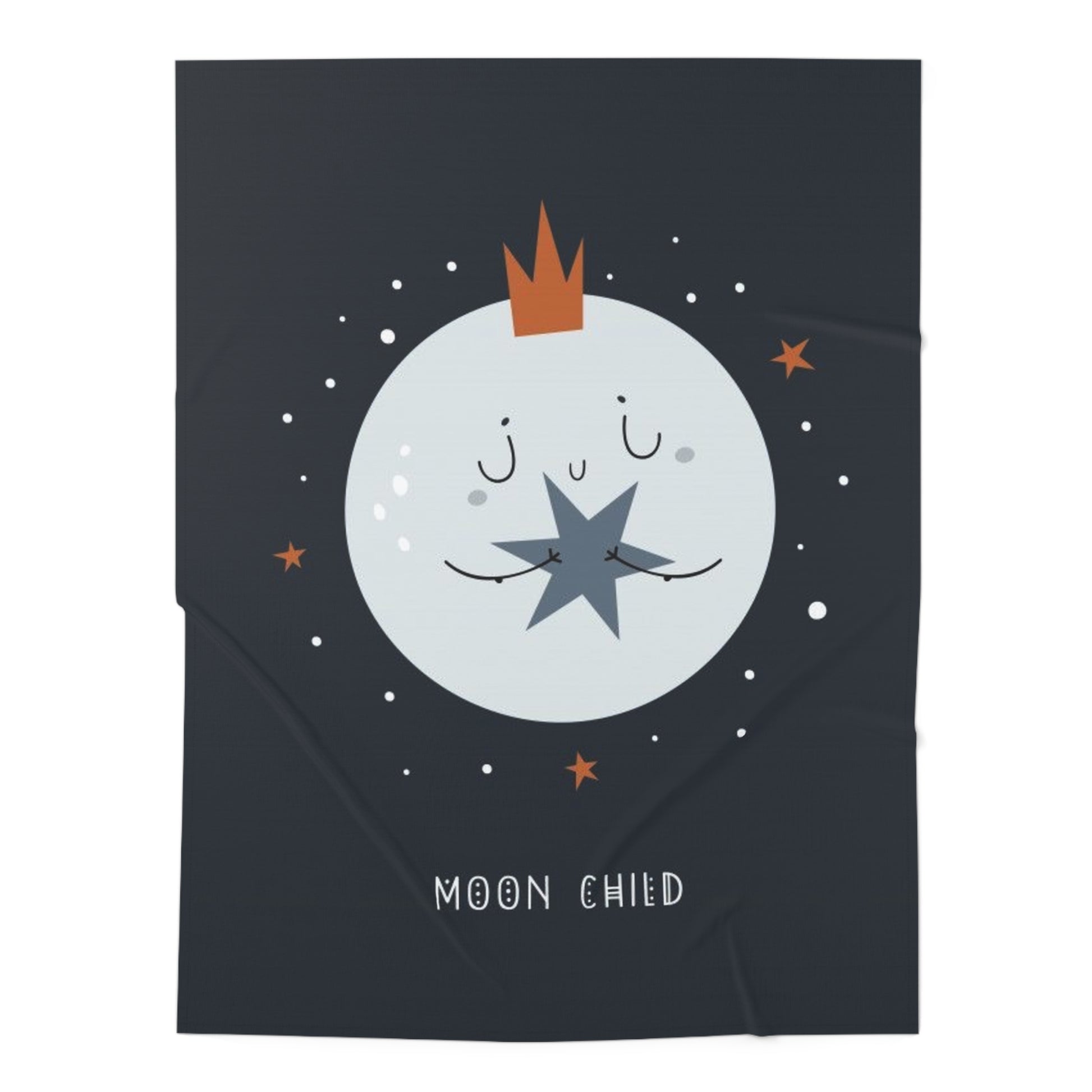 Cute Moon-Themed Baby Swaddle Blanket - Soft Infant Wrap for Newborns