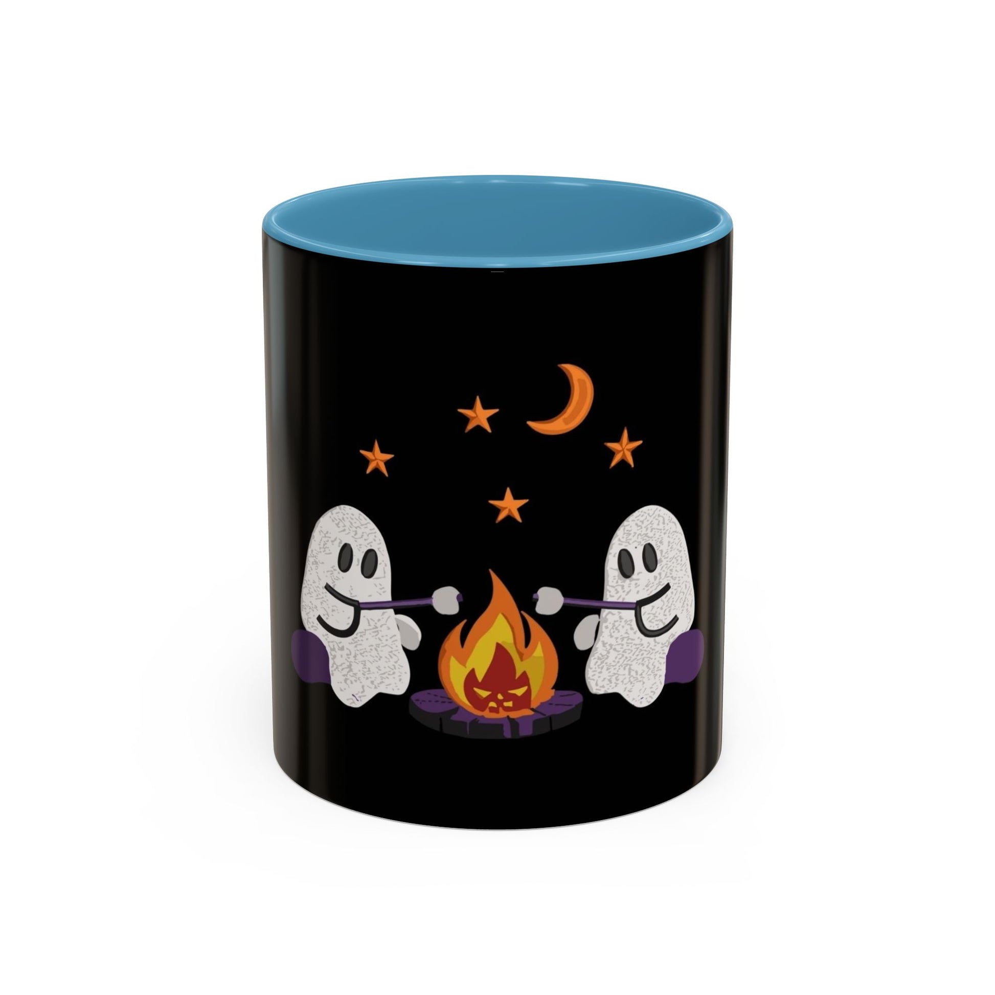 Ghostly Campfire Accent Coffee Mug - Halloween Decor