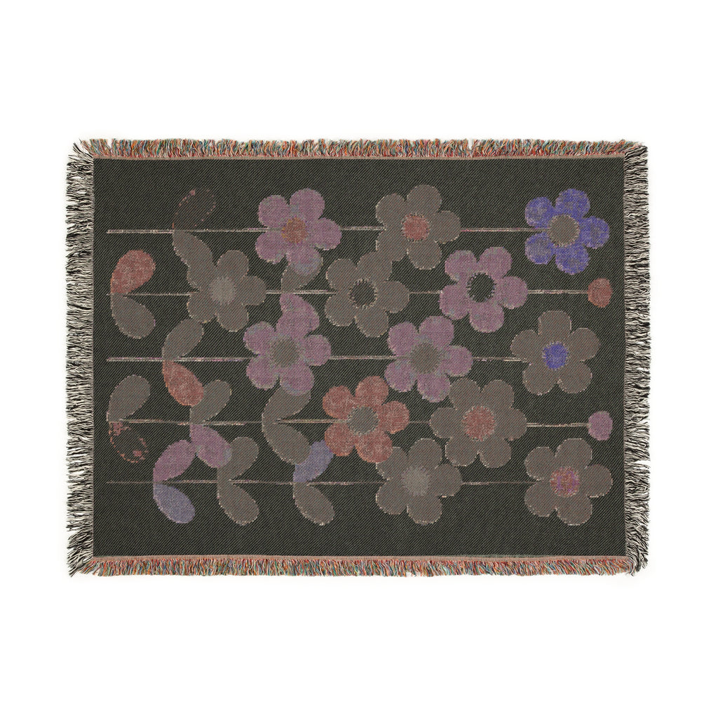 Floral Woven Blanket