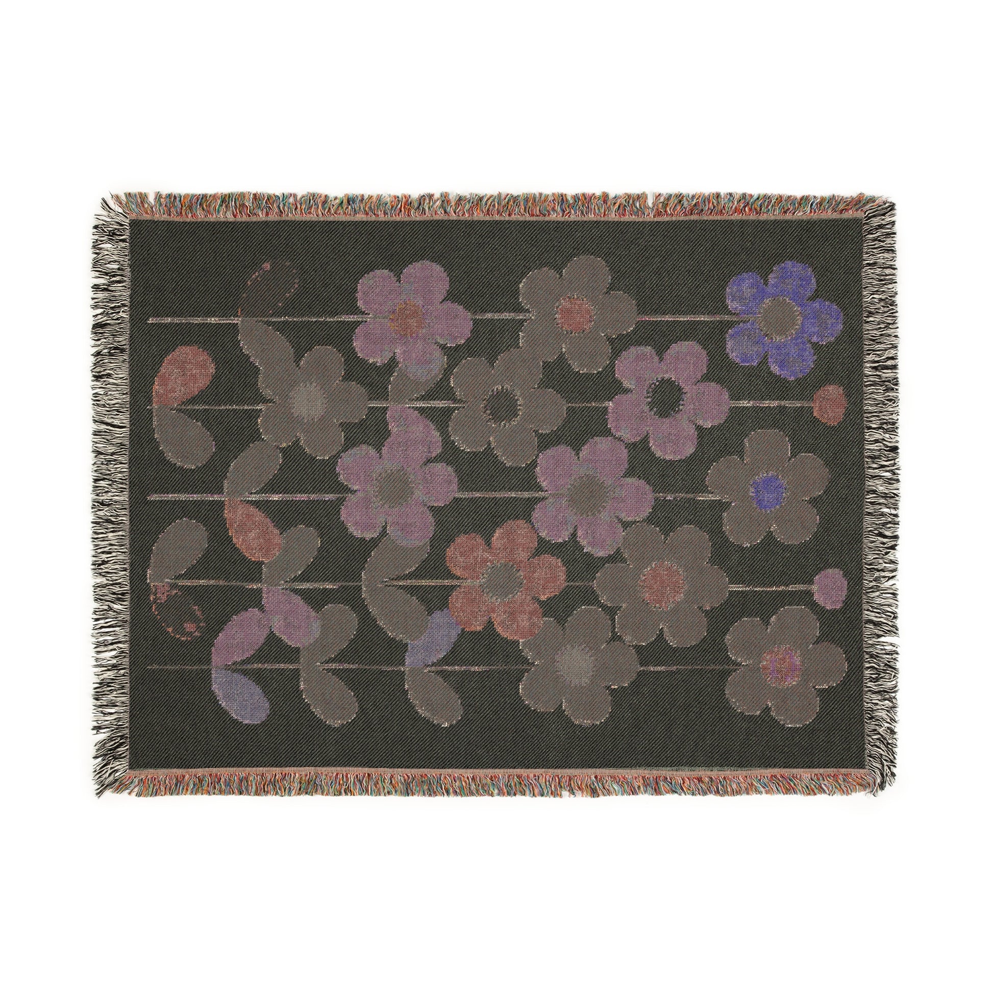 Floral Woven Blanket