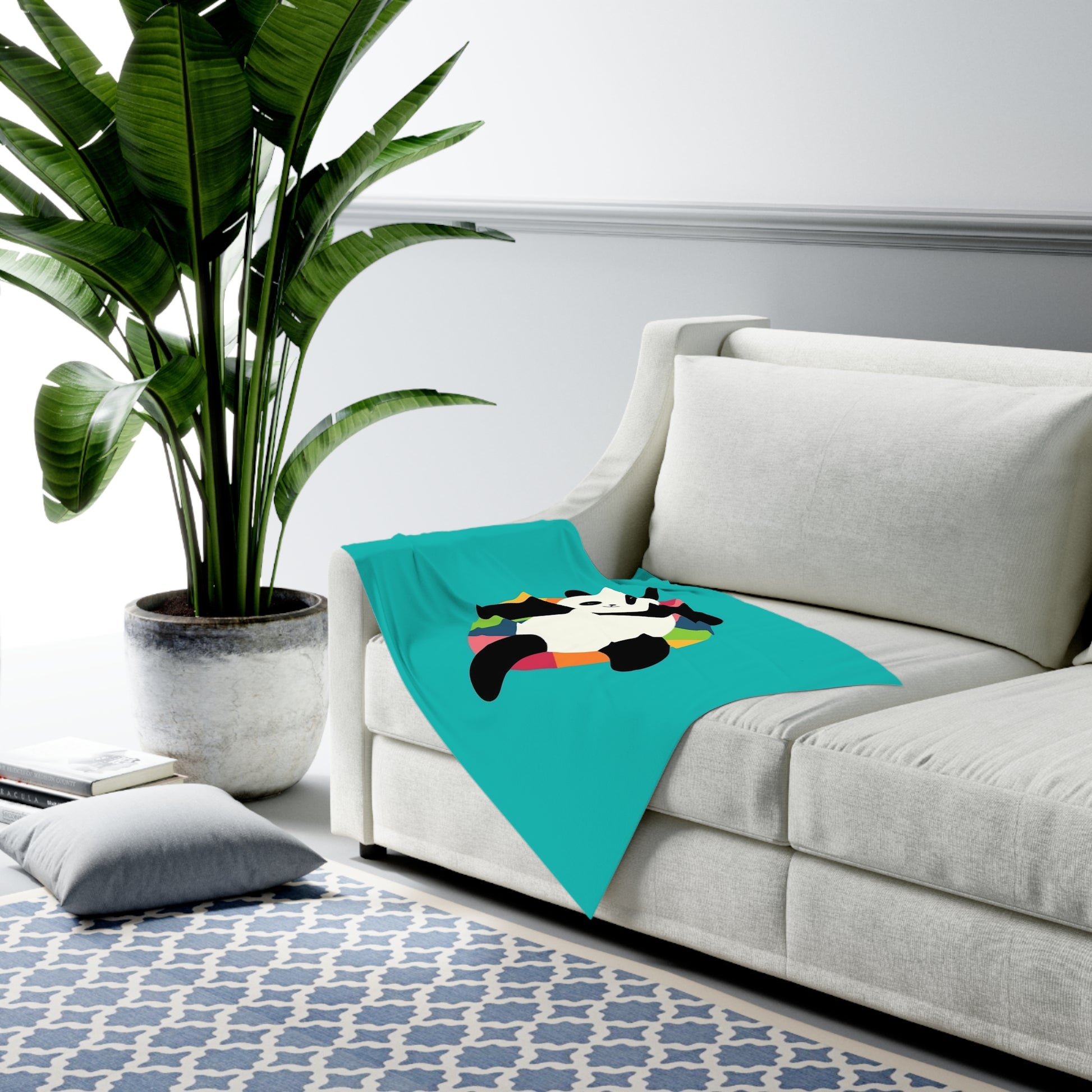 Cute Panda Baby Swaddle Blanket - Soft Infant Blanket