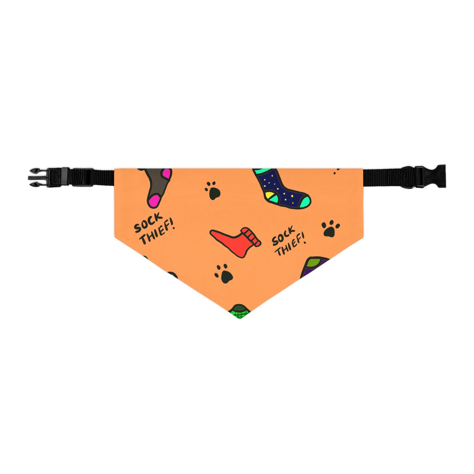 Sock Thief pet bandana