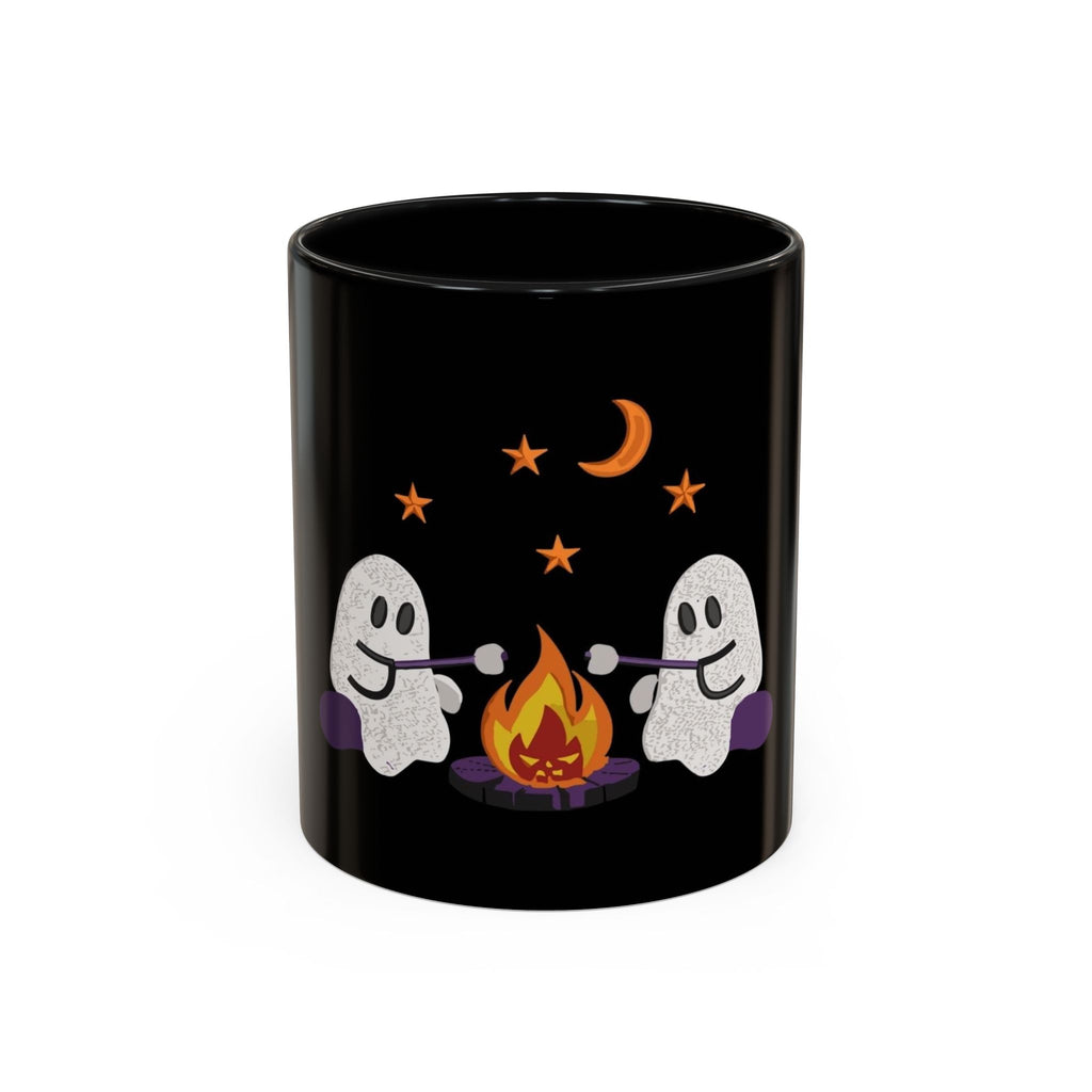 Ghostly Campfire Accent Coffee Mug - Halloween Decor