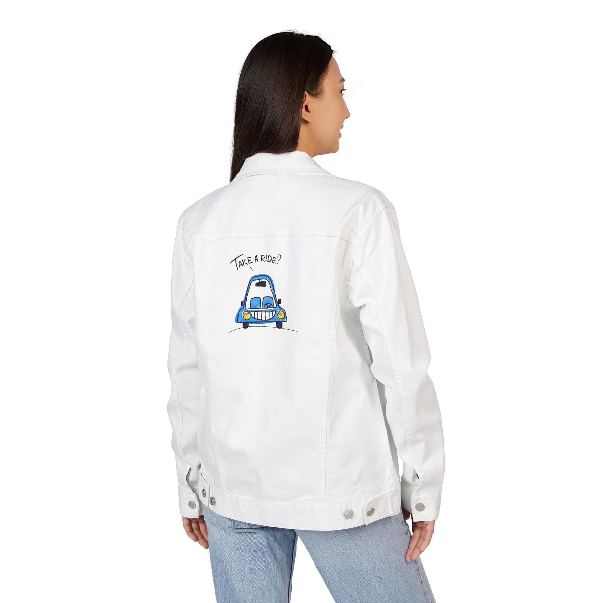 Embroidery unisex Denim Jacket