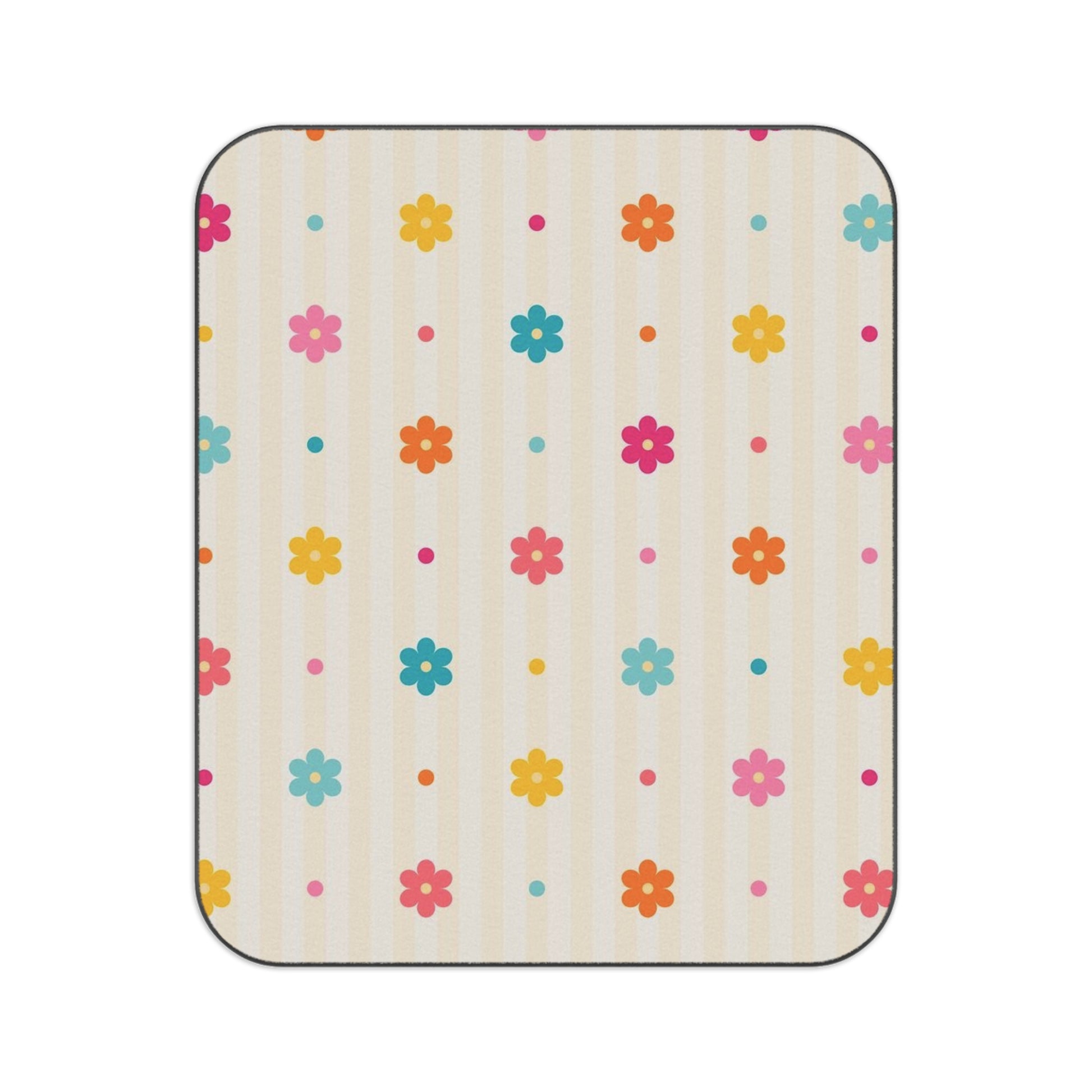 Vibrant Floral Picnic Blanket | Colorful Outdoor Blanket