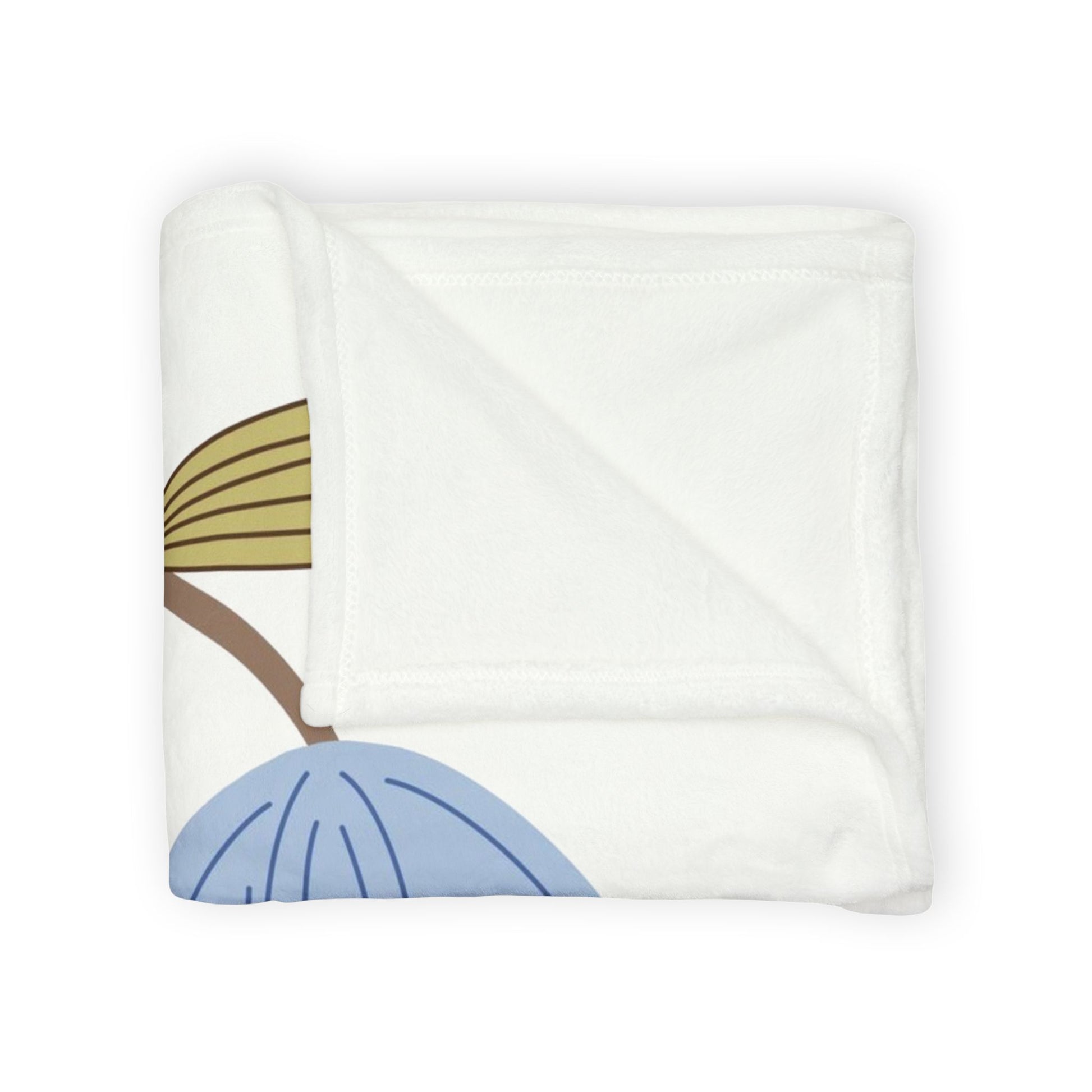 Cozy Floral Blanket - Soft Polyester Blanket for Home Décor