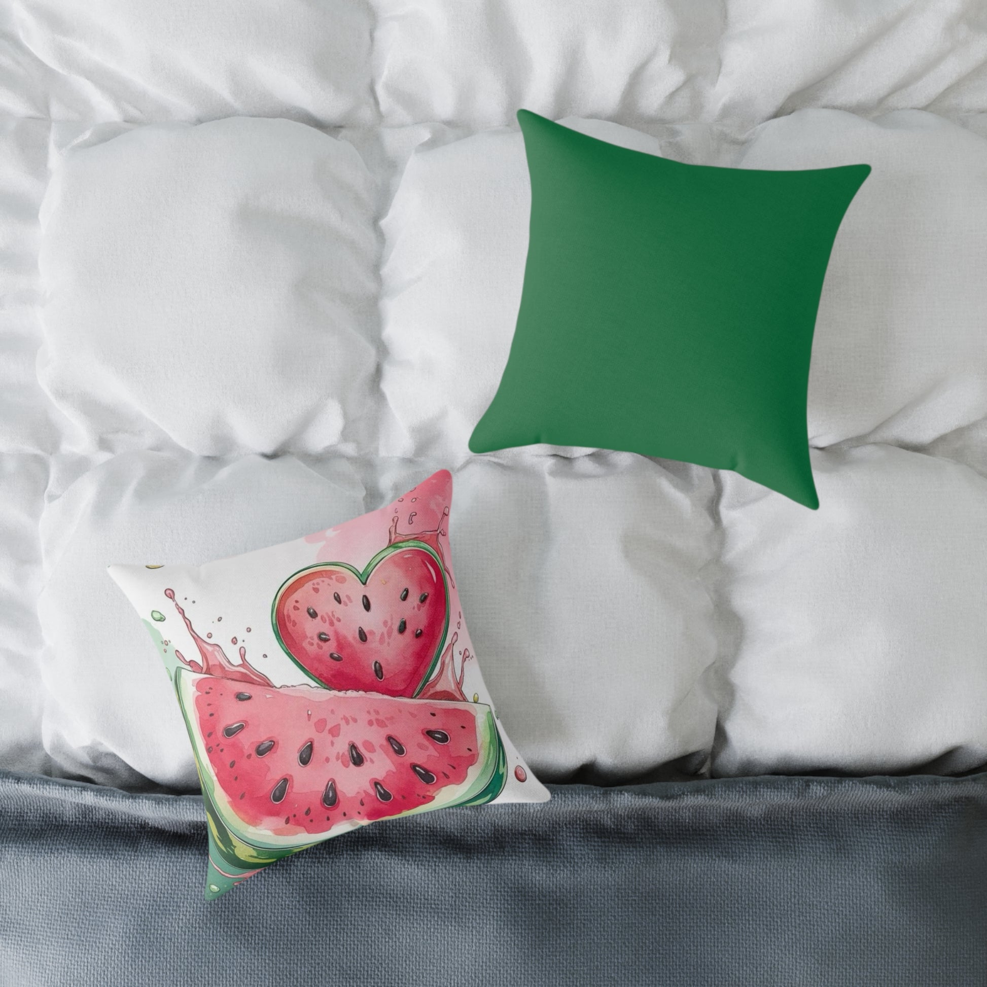 Watermelon Splash Pillow | Summer Home Decor