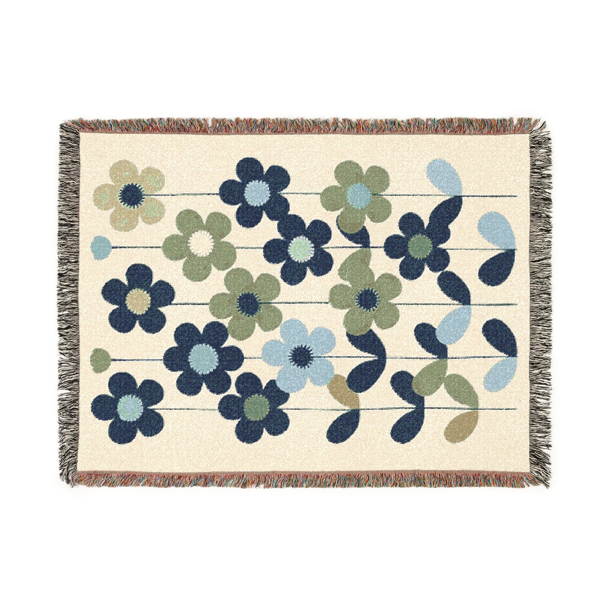 Floral Woven Blanket