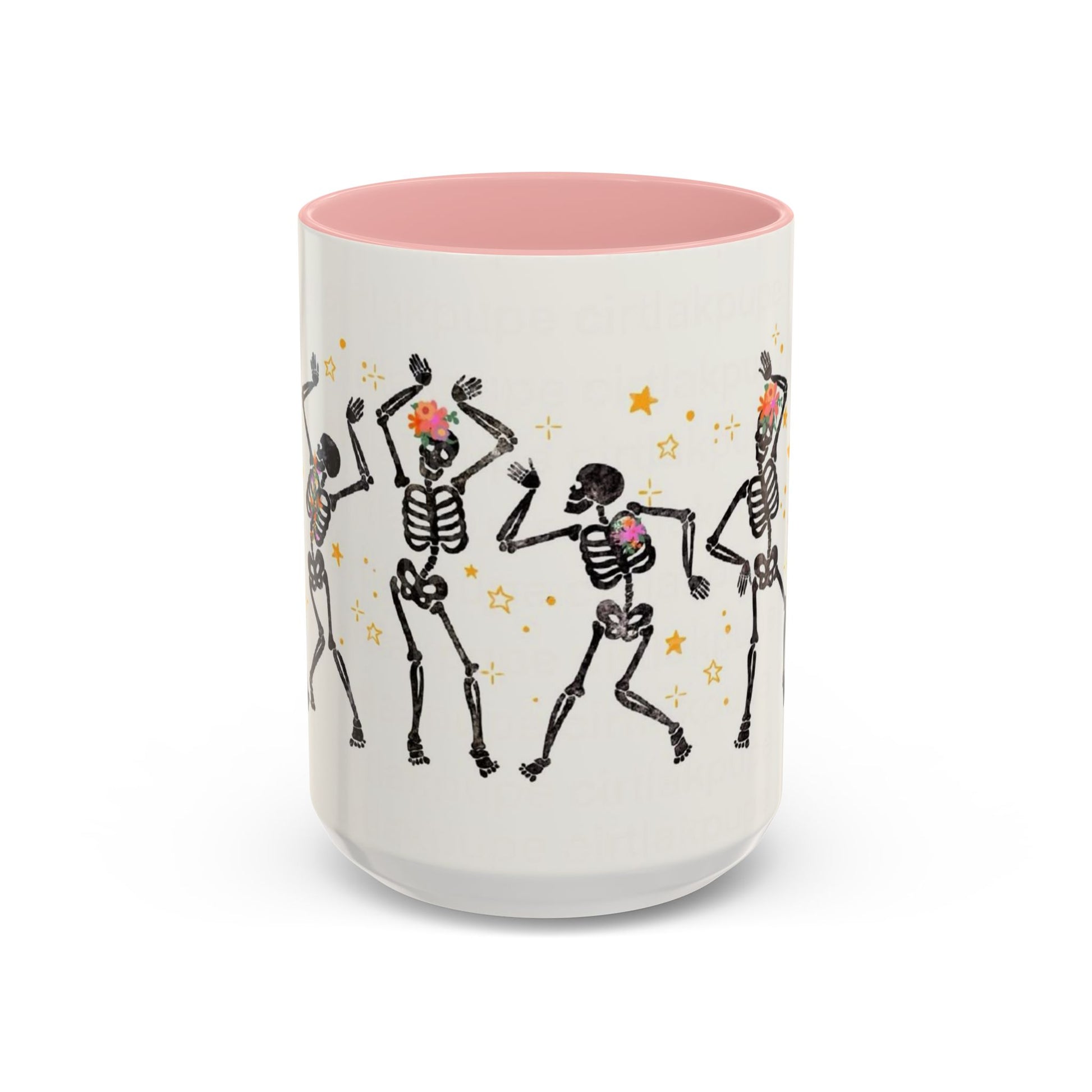 Whimsical Skeleton Dancing Mug - Perfect for Halloween