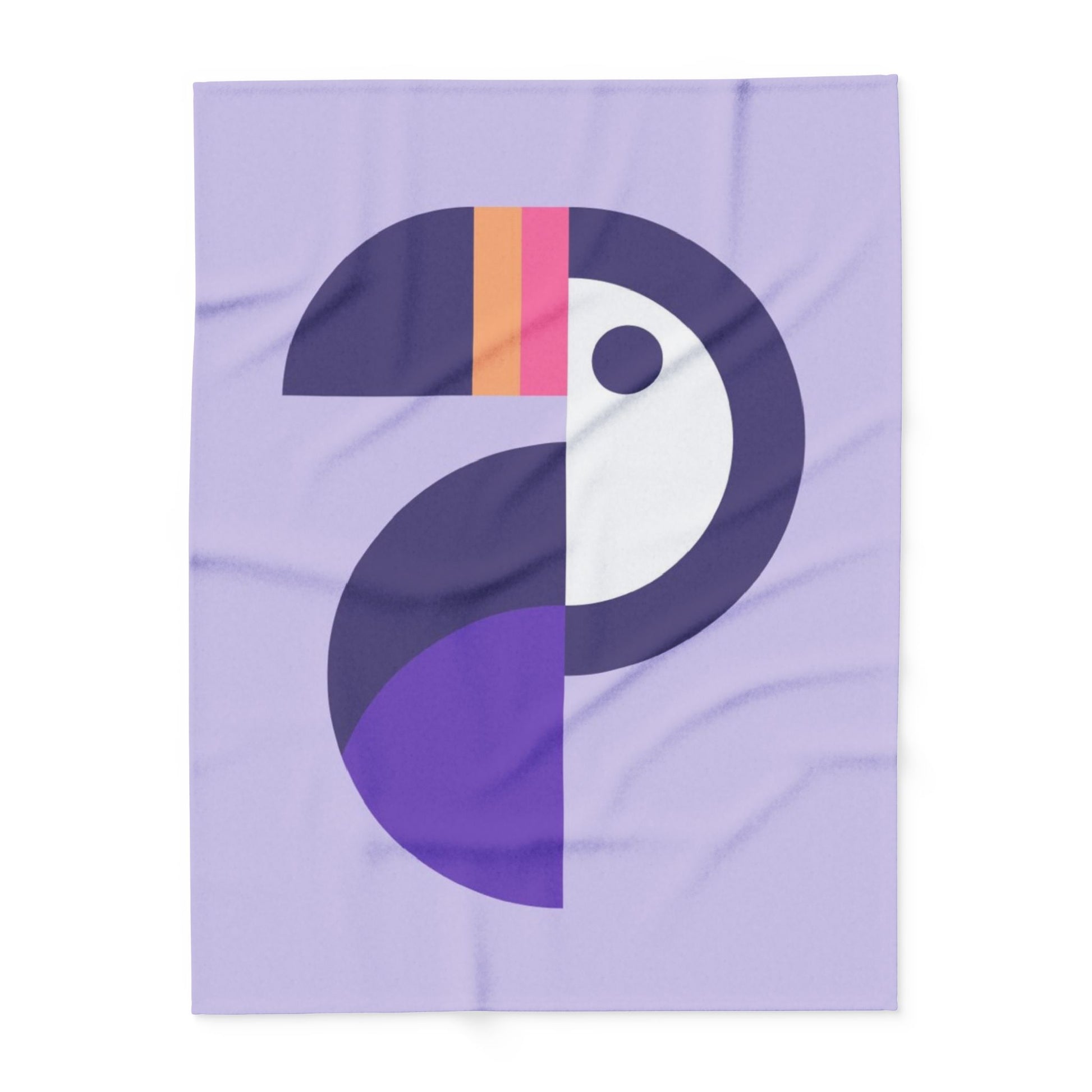 Colorful Toucan Arctic Fleece Blanket