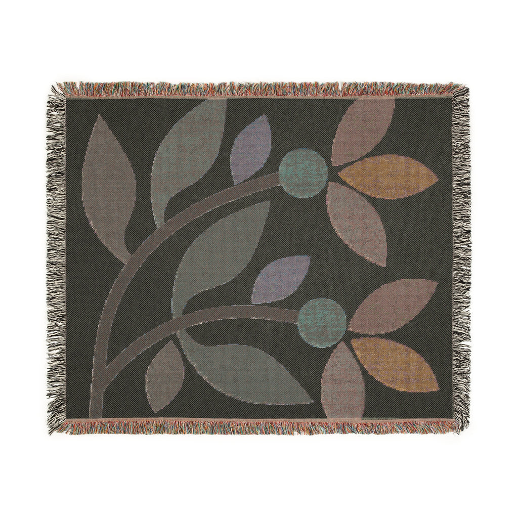 Botanical Woven Blanket