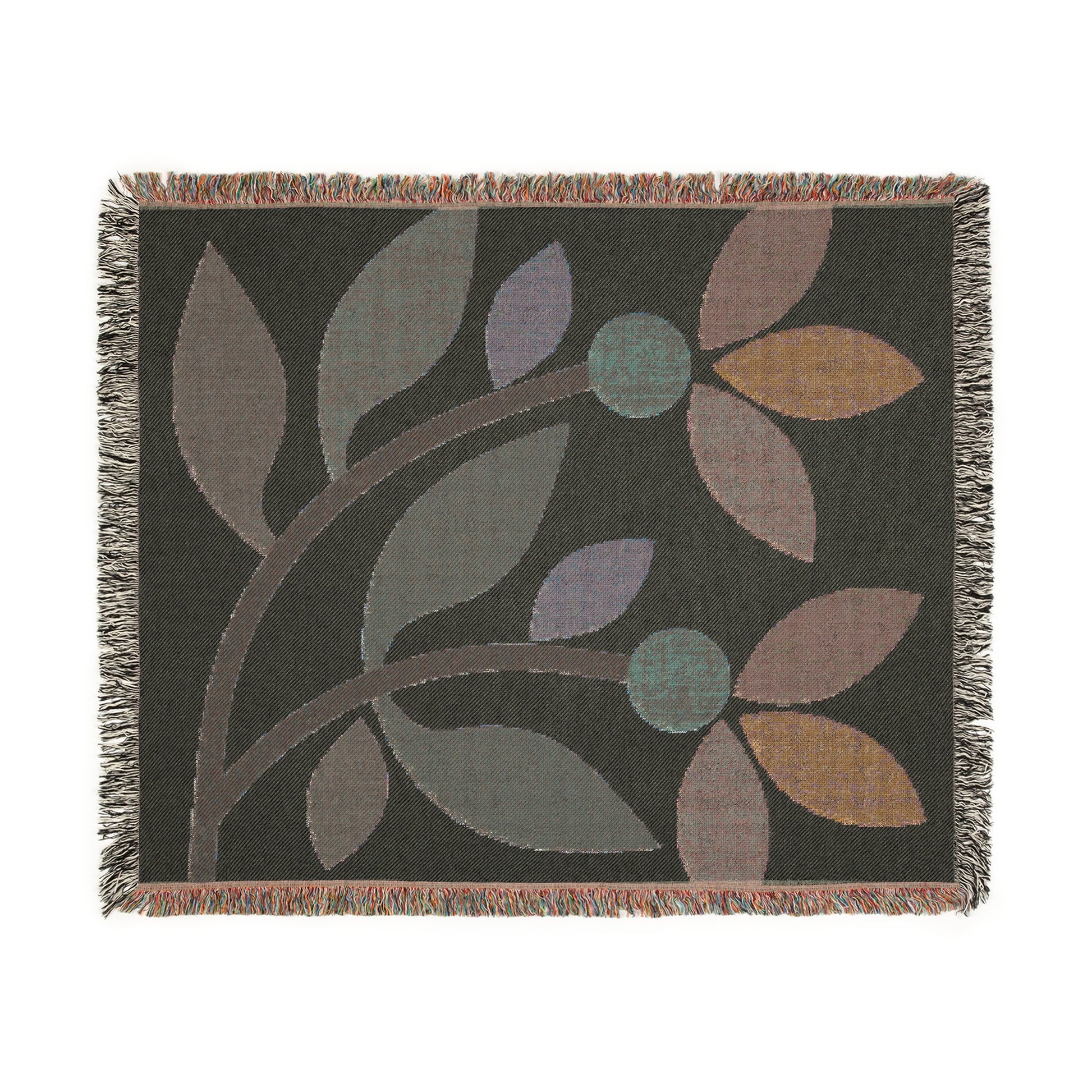 Botanical Woven Blanket