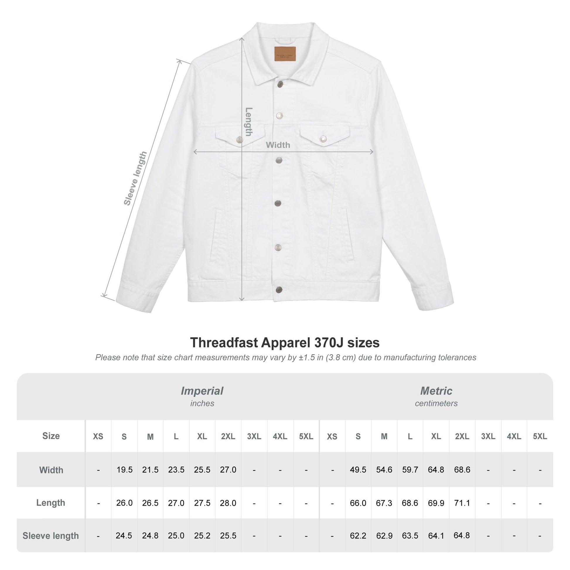 Chic Embroidered unisex Denim Jacket