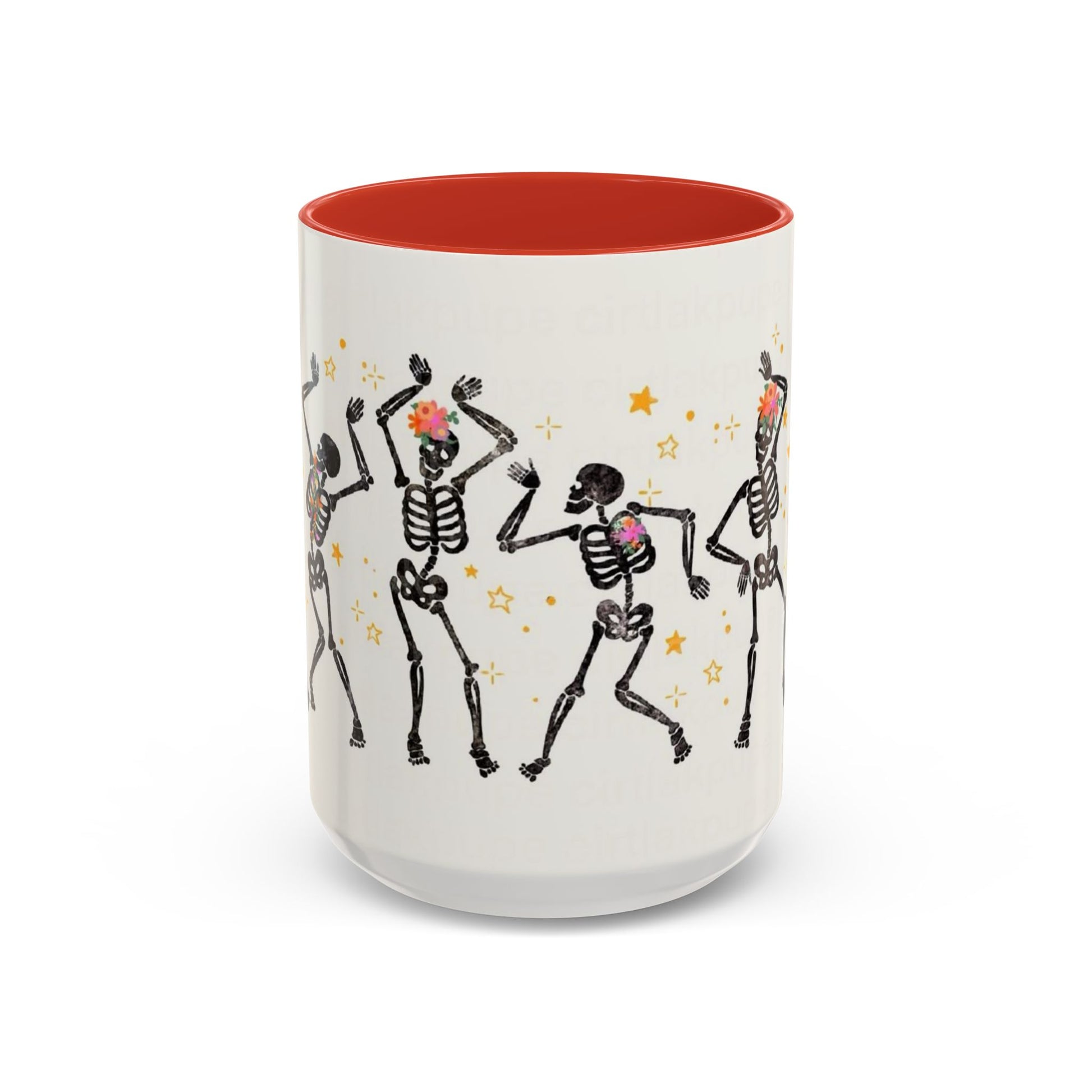 Whimsical Skeleton Dancing Mug - Perfect for Halloween