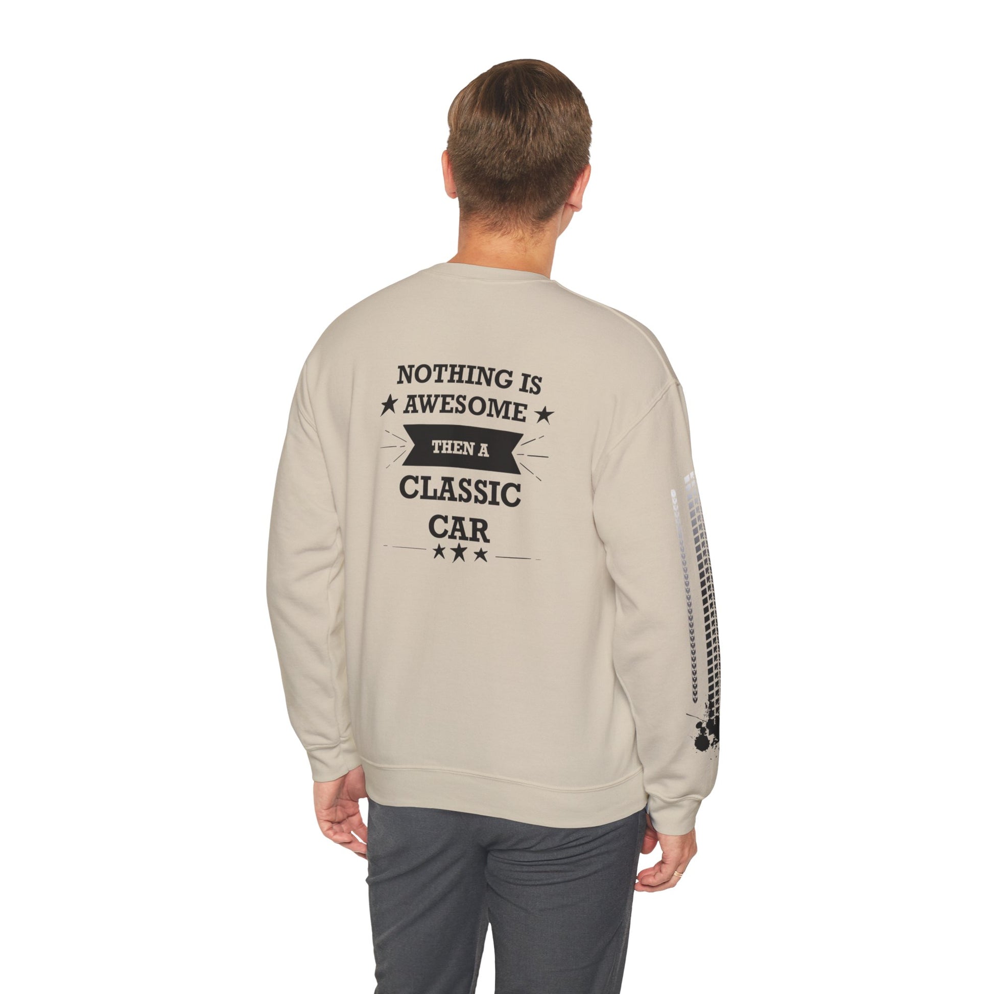 Classic Car Lover's Unisex Sweatshirt - Vintage Style Apparel