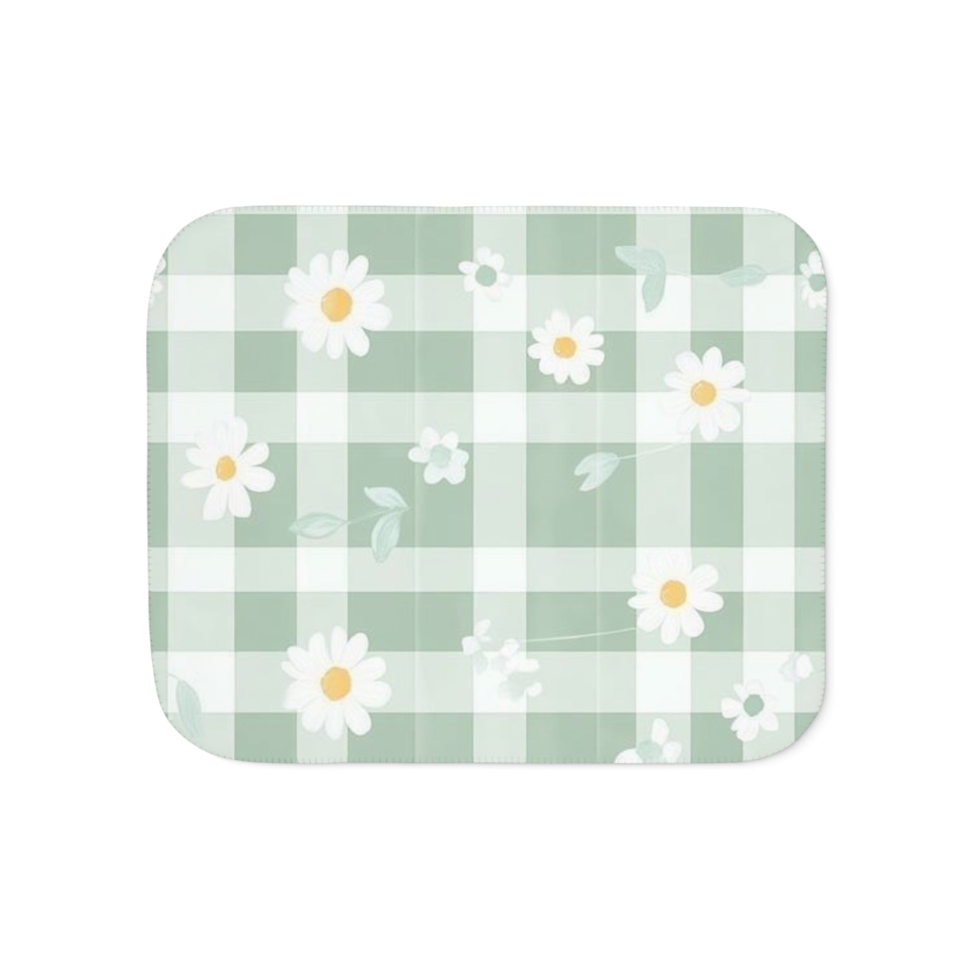 Cozy Floral Sherpa Blanket - Soft Throw for Home
