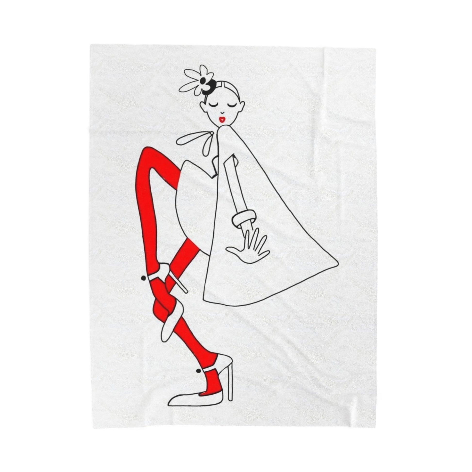 Chic Fashionista Velveteen Plush Blanket