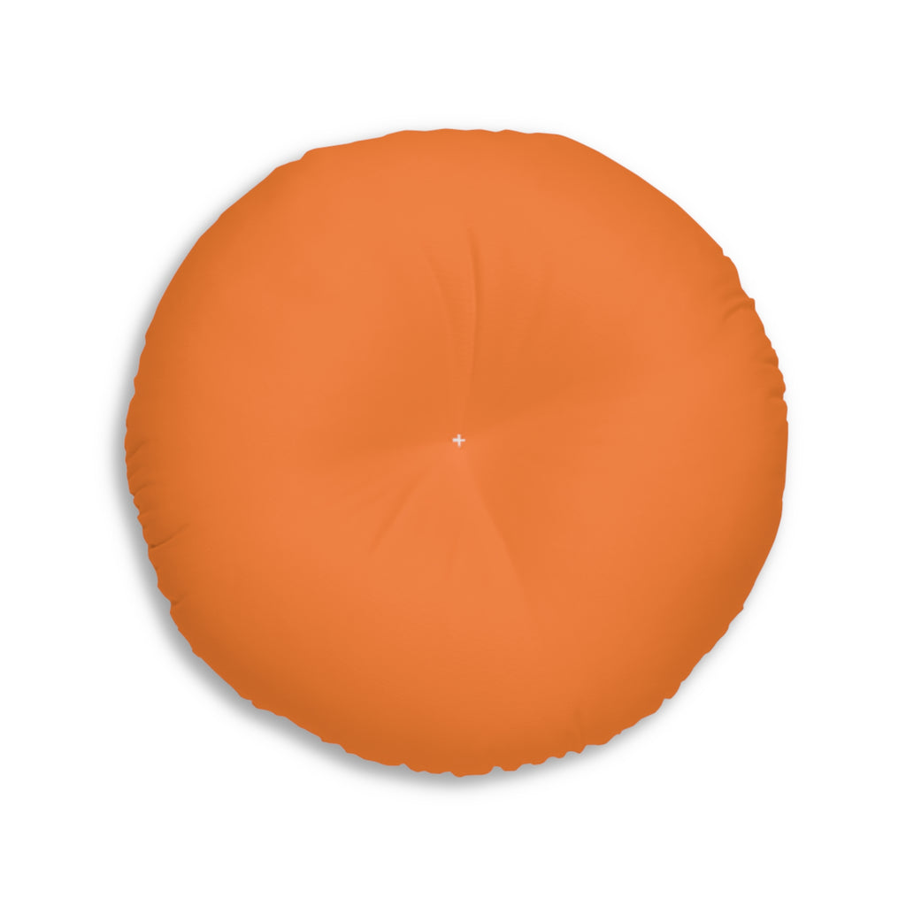 Sunset Waves Tufted Floor Pillow - Round Decorative Cushion